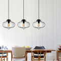 Modern design decorative Nordic E27 glass pendant light for restaurant